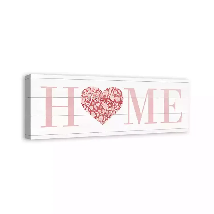 Valentines Day Decorations>Kirklands Home Floral Heart Home Canvas Art Print
