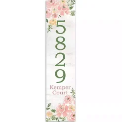 Kirklands Home Floral Home Address Personalized Porch Board Discount