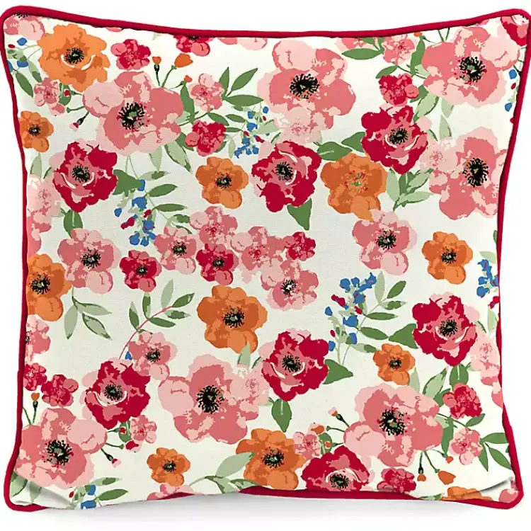 Kirklands Home Floral Home Sweet Home Outdoor Pillow Outlet