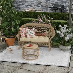 Kirklands Home Floral Home Sweet Home Outdoor Pillow Outlet