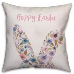 Easter Decorations>Kirklands Home Floral Hoppy Easter Pillow