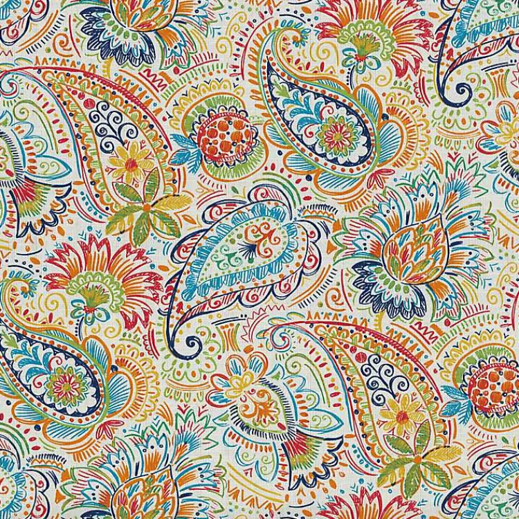 Kirklands Home Floral Paisley Tufted Outdoor Settee Cushion Online