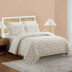 Kirklands Home Floral Wallpaper 2-pc. Twin Quilt Set