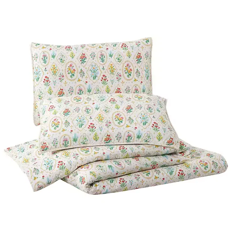 Kirklands Home Floral Wallpaper 2-pc. Twin Quilt Set