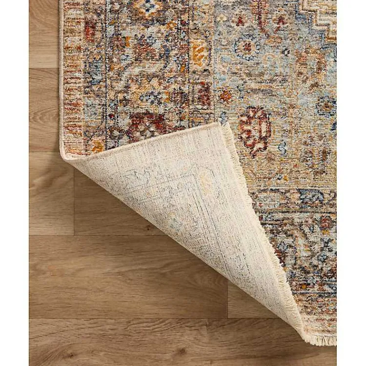Kirklands Home Florence Sunset Medallion Area Rug, 7x10 Sale