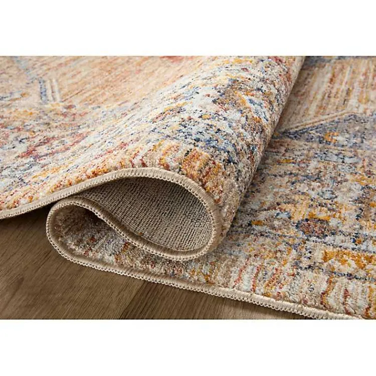 Kirklands Home Florence Sunset Medallion Area Rug, 7x10 Sale