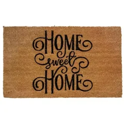 Kirklands Home Flourish Script Home Sweet Home Coir Doormat Clearance