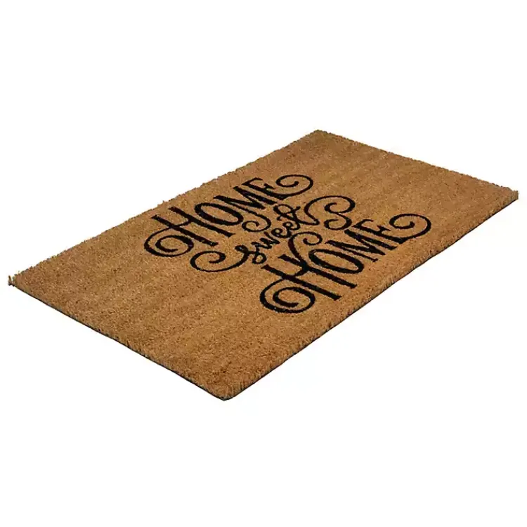 Kirklands Home Flourish Script Home Sweet Home Coir Doormat Clearance
