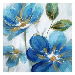 Kirklands Home Flowering s II Giclee Canvas Art Print Blue Clearance