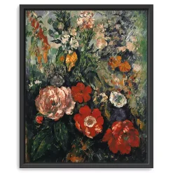 Kirklands Home Flowers Paul Cezanne Framed Canvas Art Print Multi Sale