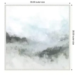 Kirklands Home Fog in the Hills Framed Canvas Art Print Clearance