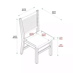 Kirklands Home Folding Rat Cane Back Cushioned Chair Tan Best