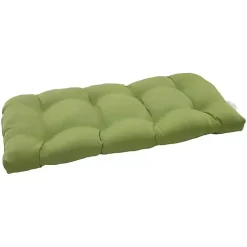 Kirklands Home Forest Tufted Outdoor Loveseat Cushion Green Sale