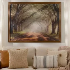 Kirklands Home Forest Lined Path Framed Art Print Hot