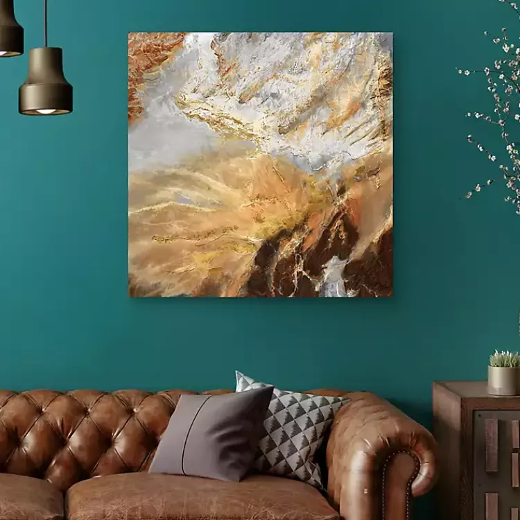 Kirklands Home Formations Canvas Art Print, 35x35 in. Orange Online