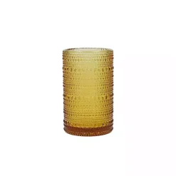 Kirklands Home Fortessa Amber Bead Tall Glasses, Set of 6 Yellow Sale