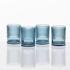 Kirklands Home Fortessa NoHo Tall Glasses, Set of 4 Blue Hot