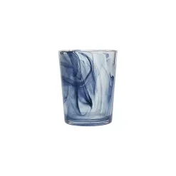 Kirklands Home Fortessa Swirl Short Glasses, Set of 6 Blue Outlet