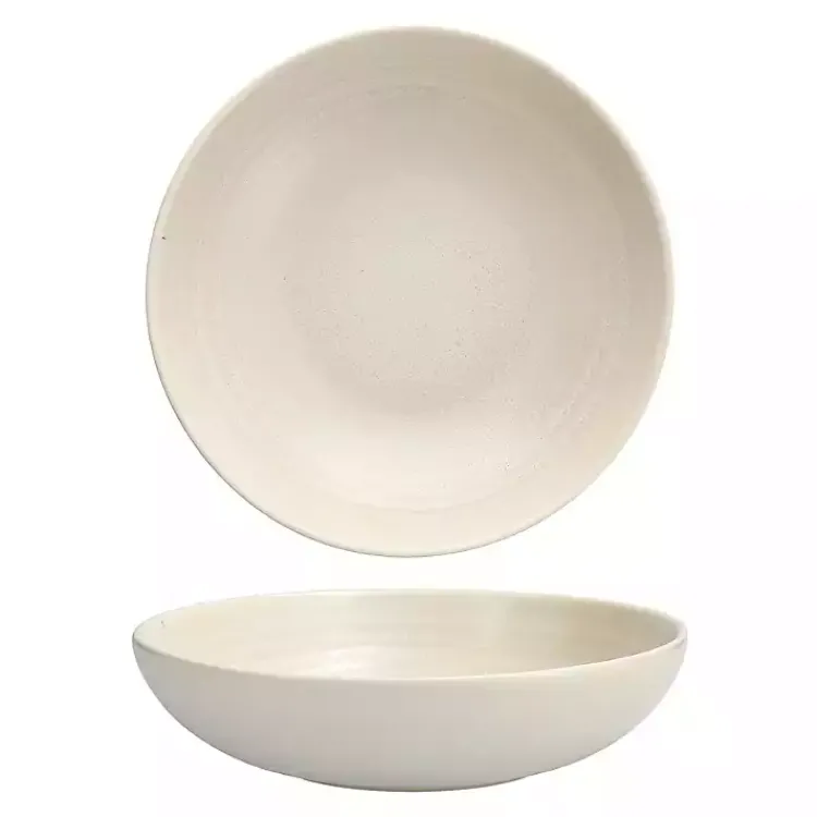 Kirklands Home Fortessa Sand Ceramic Pasta Bowls, Set of 4 Tan Outlet