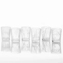 Kirklands Home Fortessa Swirl Glasses, Set of 6 White Best
