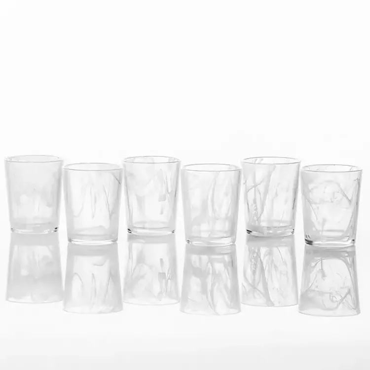 Kirklands Home Fortessa Swirl Glasses, Set of 6 White Best