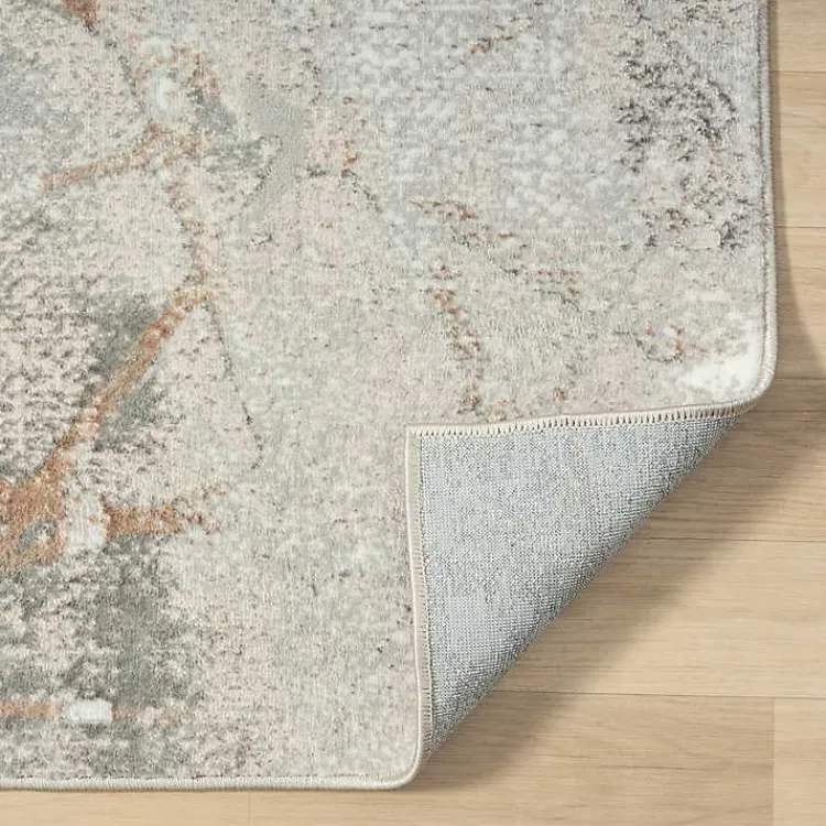 Kirklands Home Fractional Stone Area Rug, 5x7 Gray Discount