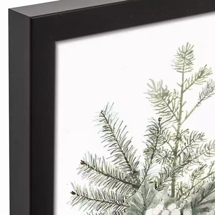 Christmas Art & Wall Decor>Kirklands Home Framed Joy to the World Christmas Canvas Art Print