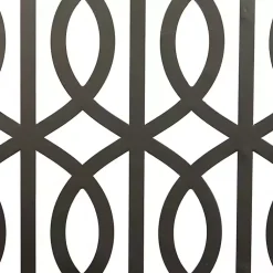 Kirklands Home Framed Matte Black Metal Wall Plaques, Set of 4 Best