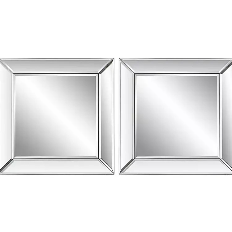 Kirklands Home Frameless Beveled Square Mirrors, Set of 2 Online
