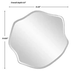 Kirklands Home Frameless Beveled Wavy Wall Mirror Sale