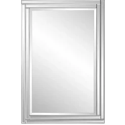 Kirklands Home Frameless Double Panel Wall Mirror