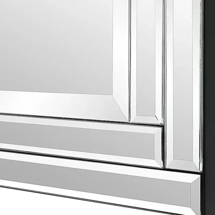 Kirklands Home Frameless Double Panel Wall Mirror