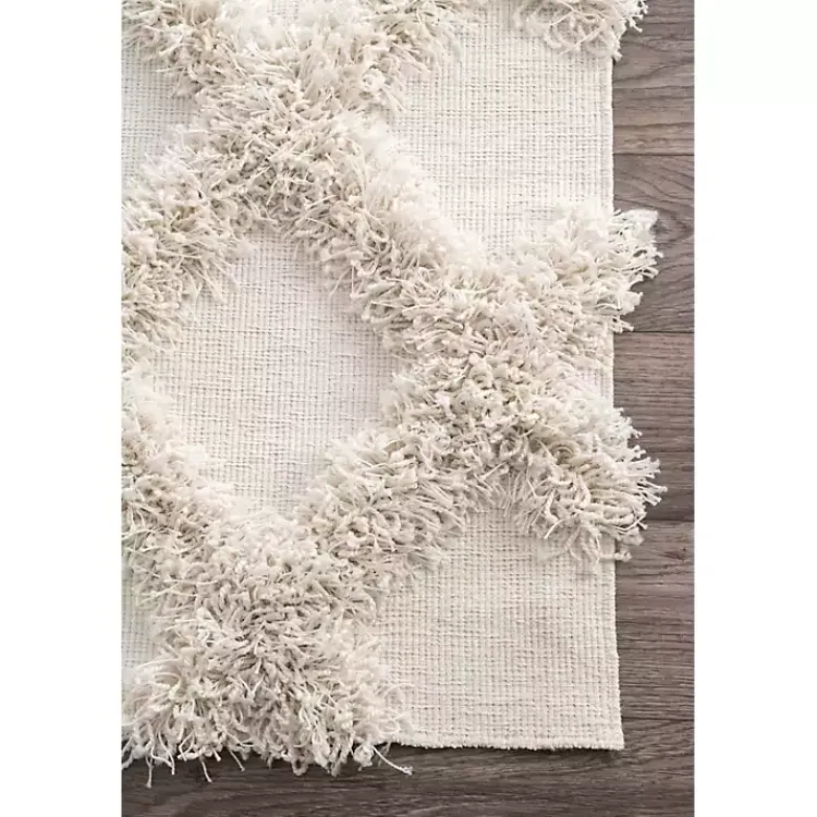 Kirklands Home Francis Shaggy Diamond Trellis Area Rug, 5x8 Online