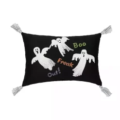 Halloween>Kirklands Home Freak Out! Ghosts Halloween Lumbar Pillow