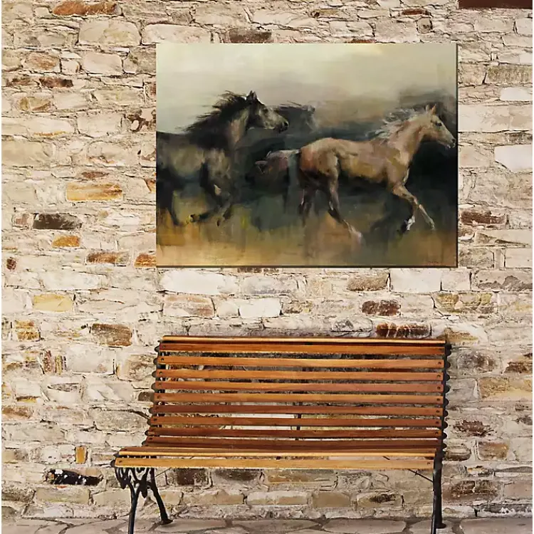 Kirklands Home Free Rein Outdoor Canvas Art Print Hot