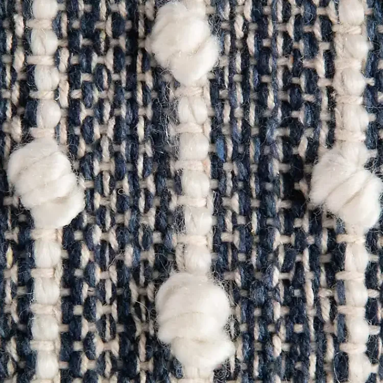Kirklands Home French Recycled Cotton Accent Rug, 2x3 Blue Best
