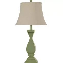 Kirklands Home French Green Classic Table Lamp Ivory Best