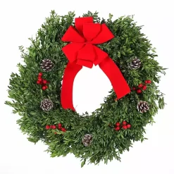 Fresh Christmas Wreaths & Greenery>Kirklands Home Fresh Cut Boxwood Blue Ridge Mountain Wreath