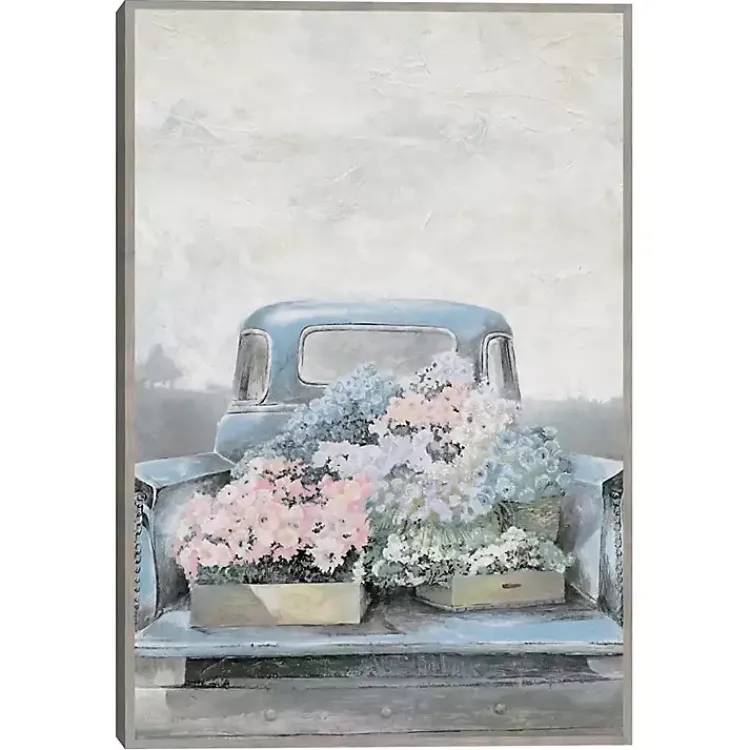 Kirklands Home Fresh Picked in a Pickup Framed Canvas Art Print Hot