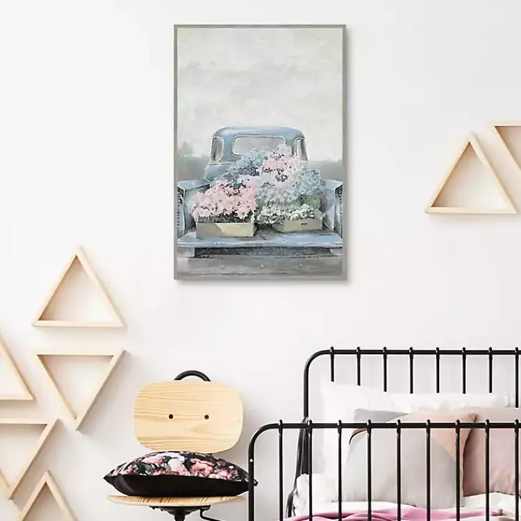 Kirklands Home Fresh Picked in a Pickup Framed Canvas Art Print Hot