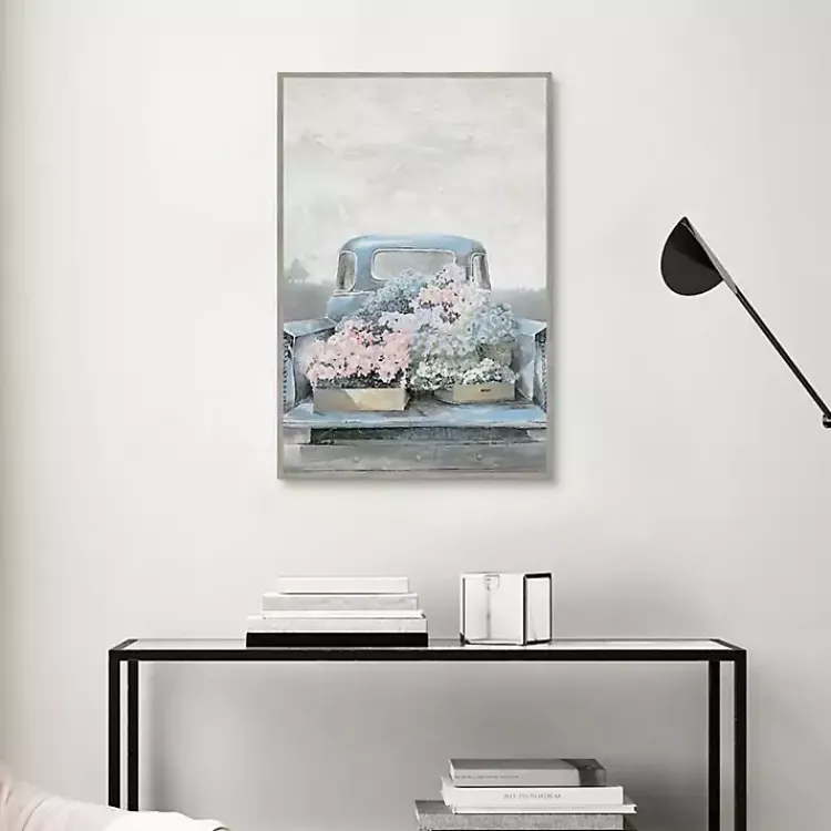 Kirklands Home Fresh Picked in a Pickup Framed Canvas Art Print Hot
