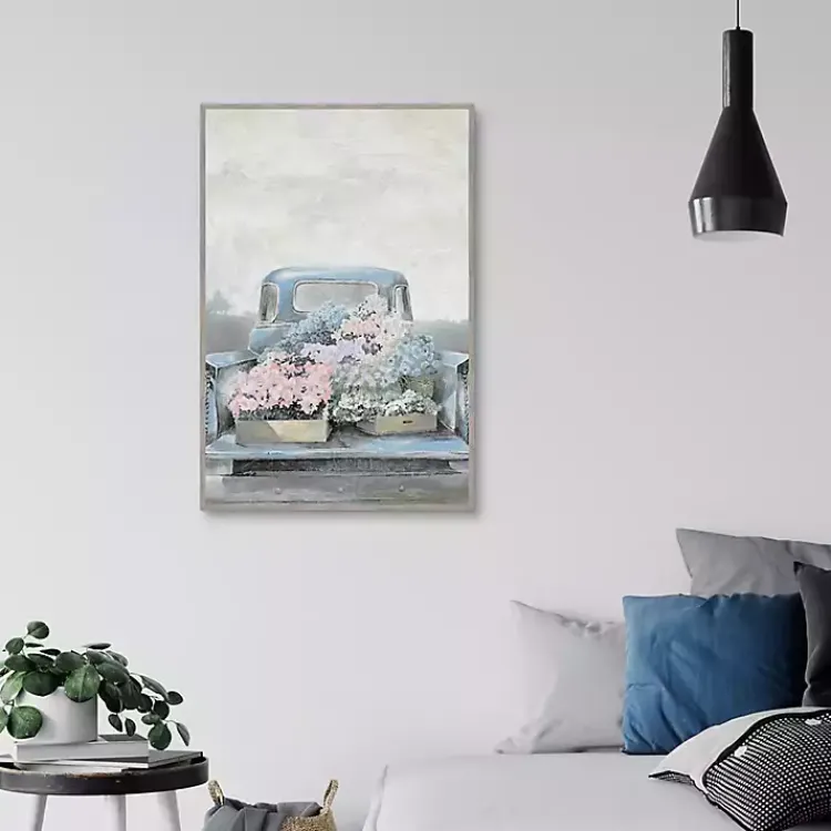Kirklands Home Fresh Picked in a Pickup Framed Canvas Art Print Hot