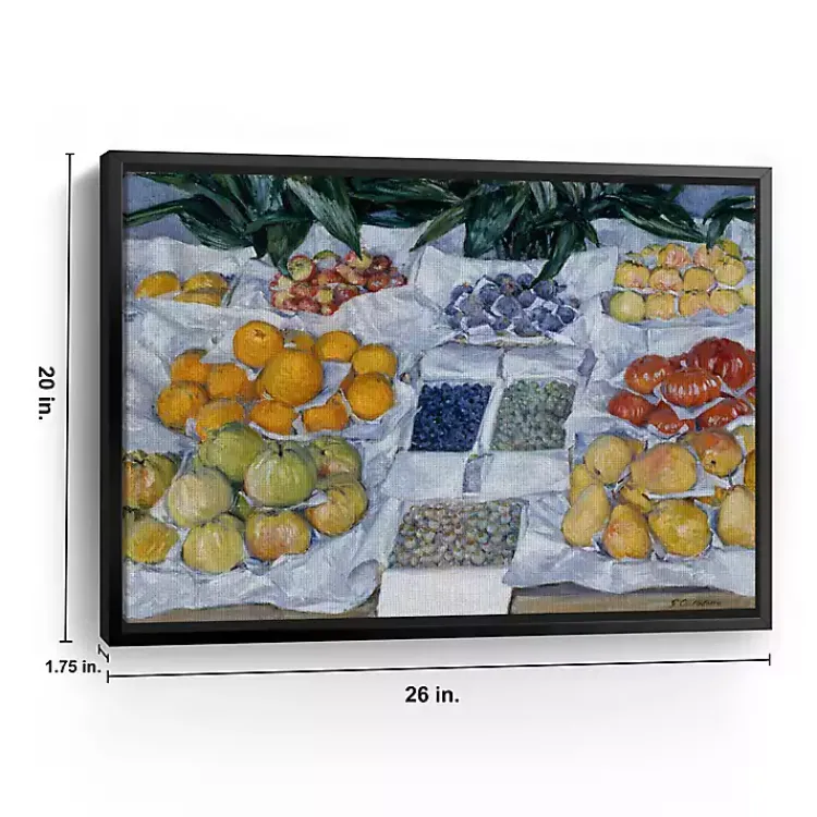 Kirklands Home Fruit Displayed on Stand Canvas Print, 26x20 in. Hot