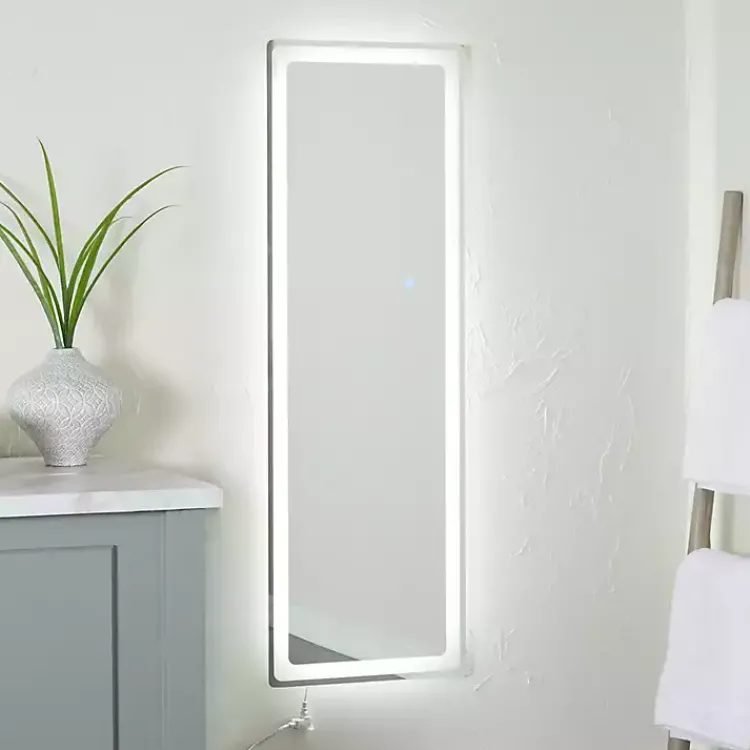 Kirklands Home Full Length LED Wall Mirror, 59 in. New