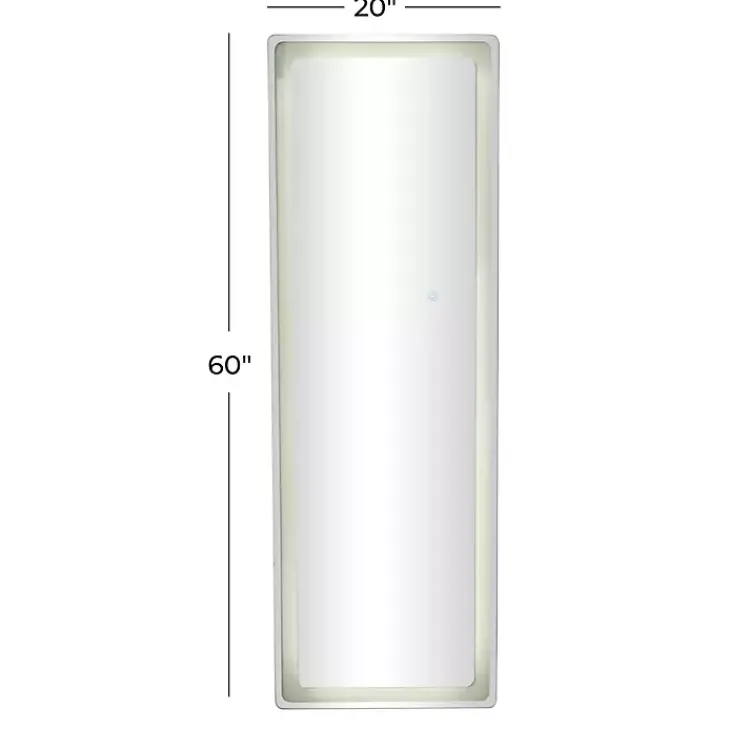 Kirklands Home Full Length LED Wall Mirror, 59 in. New