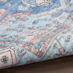 Kirklands Home Fulton Medallion Area Rug, 7x9 Blue