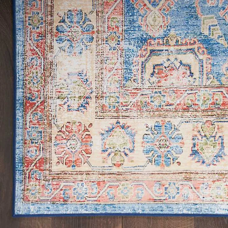 Kirklands Home Fulton Vintage Medallion Runner, 2x7 Blue Sale