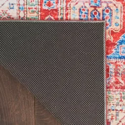 Kirklands Home Fulton Traditional Area Rug, 7x10 Red Discount