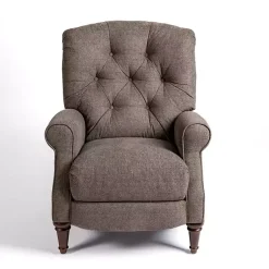 Kirklands Home Gabor Ash Tufted Upholstered Recliner Gray Best