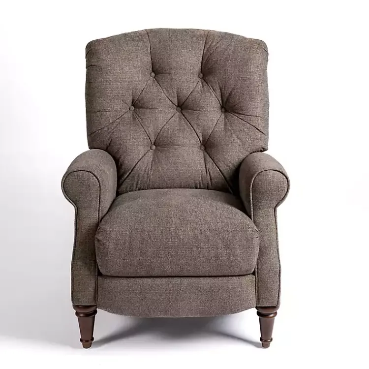 Kirklands Home Gabor Ash Tufted Upholstered Recliner Gray Best